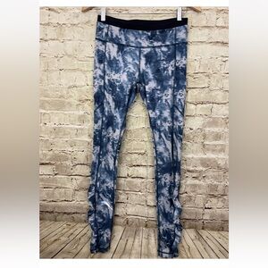 Lululemon Speed Up Tight III *Full-On Luxtreme Blue White Size 6